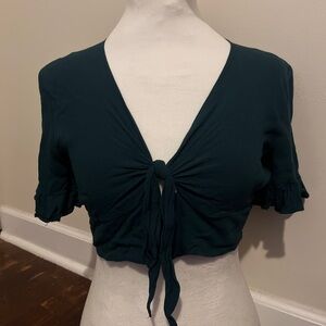 Cotton Candy LA Tie-Front Top